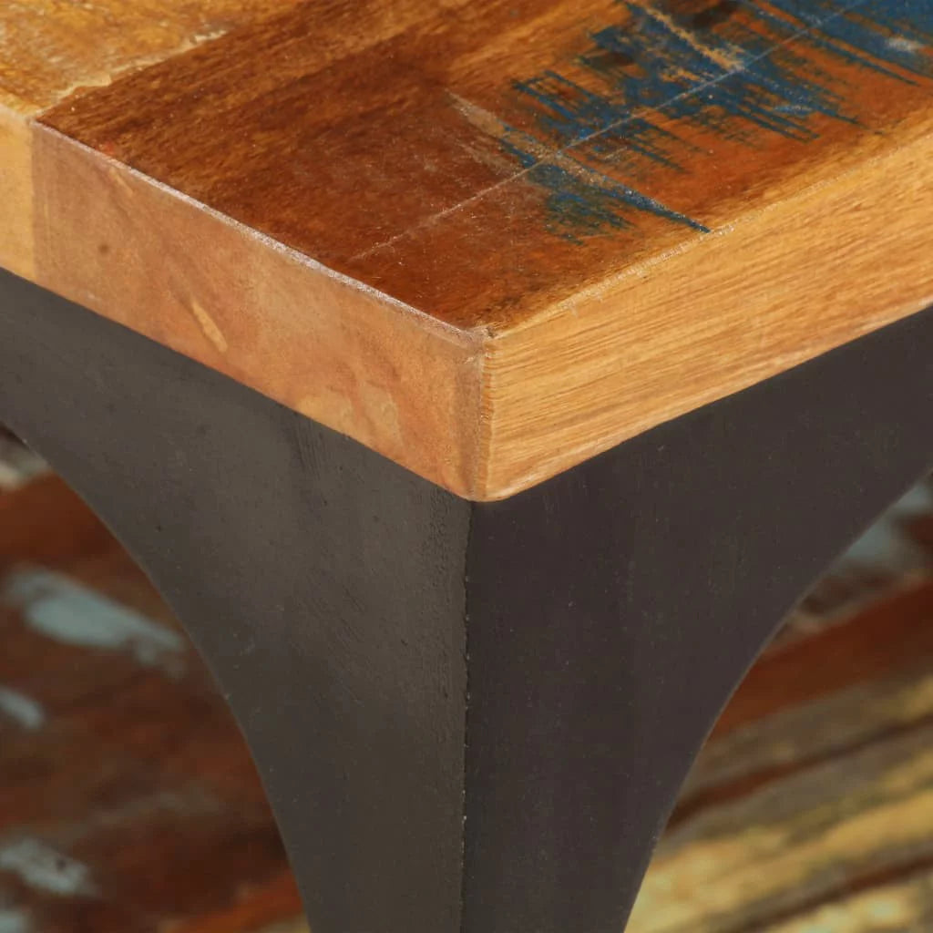 Coffee Table with Shelf Solid Reclaimed Wood X2807