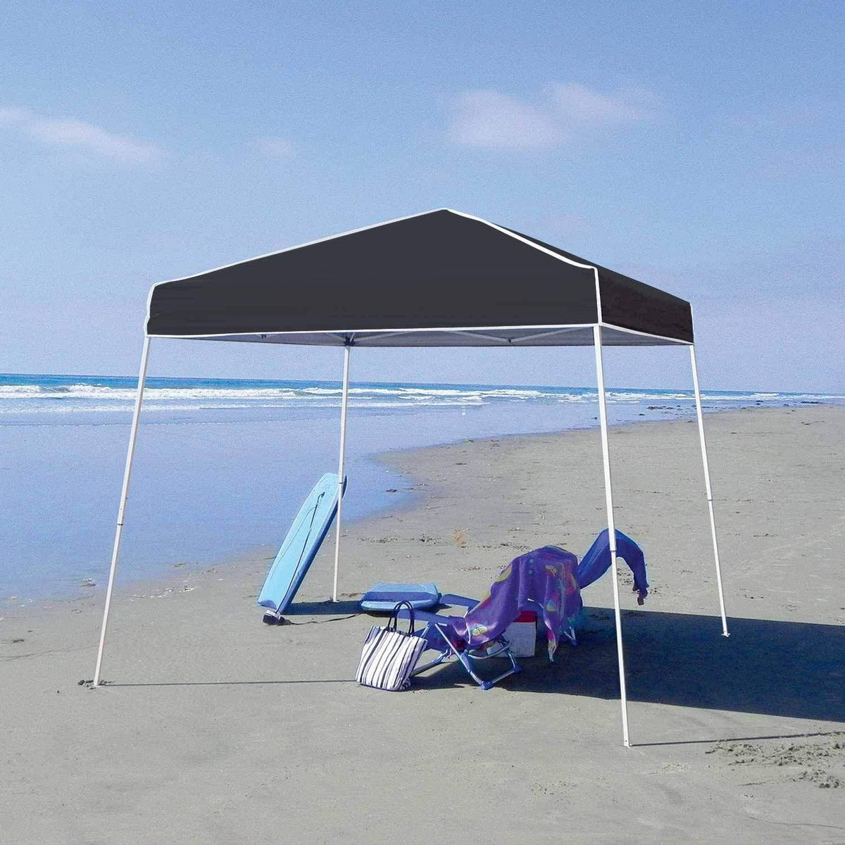 Black Angled Leg Instant Shade Canopy Tent A983