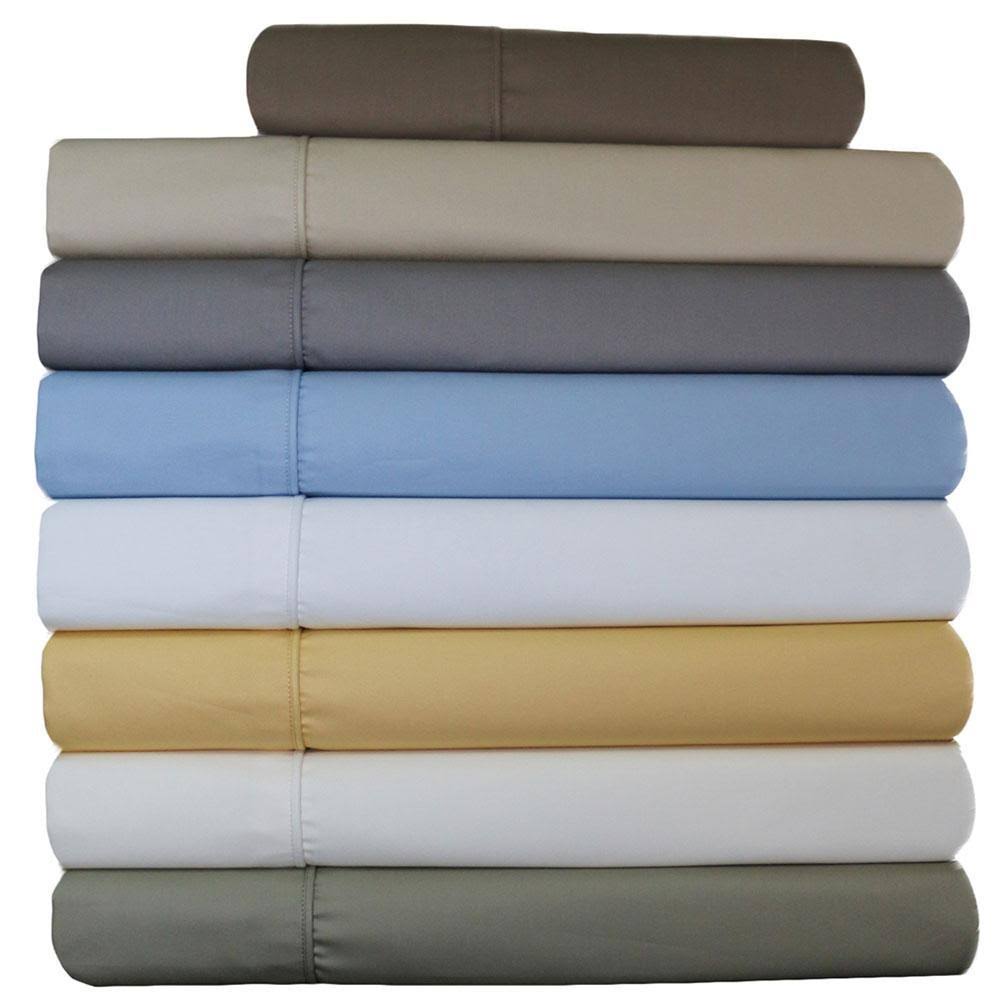 Gold Cotton Split King Sheets Y205501