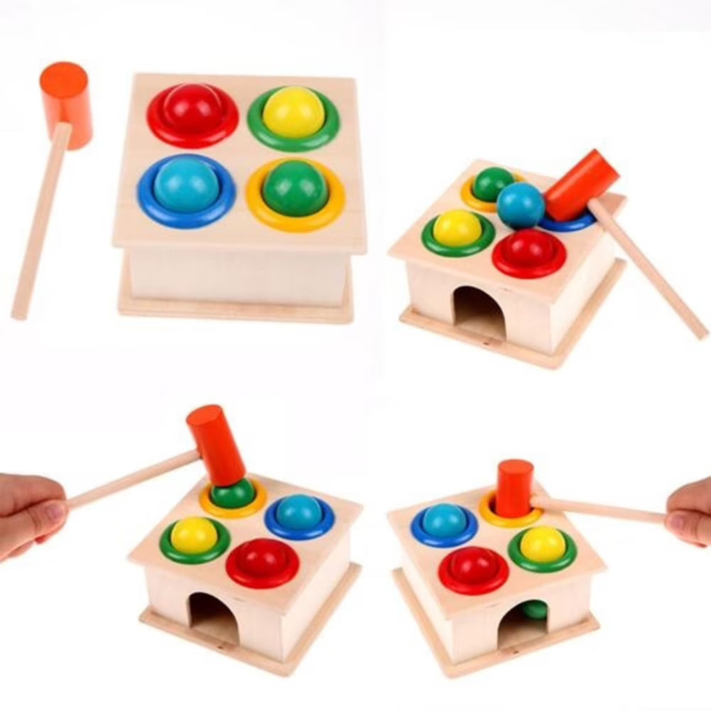 Wooden Hammer Balls Early Learning Game I419308