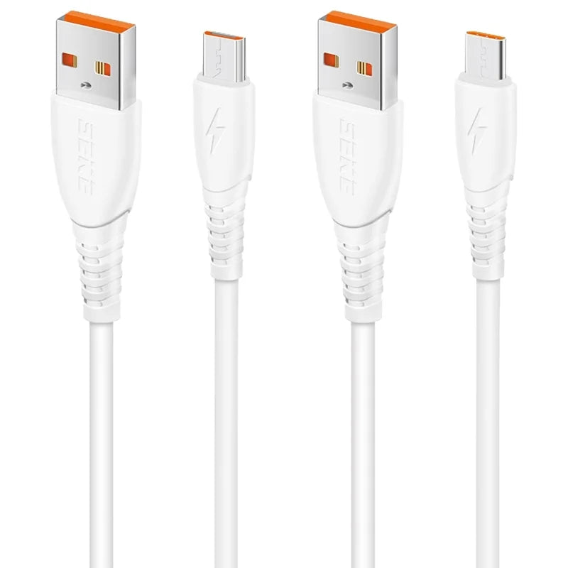 USB to Type C/Micro USB Data Cable, 6A Quick Charging Power Cable B365