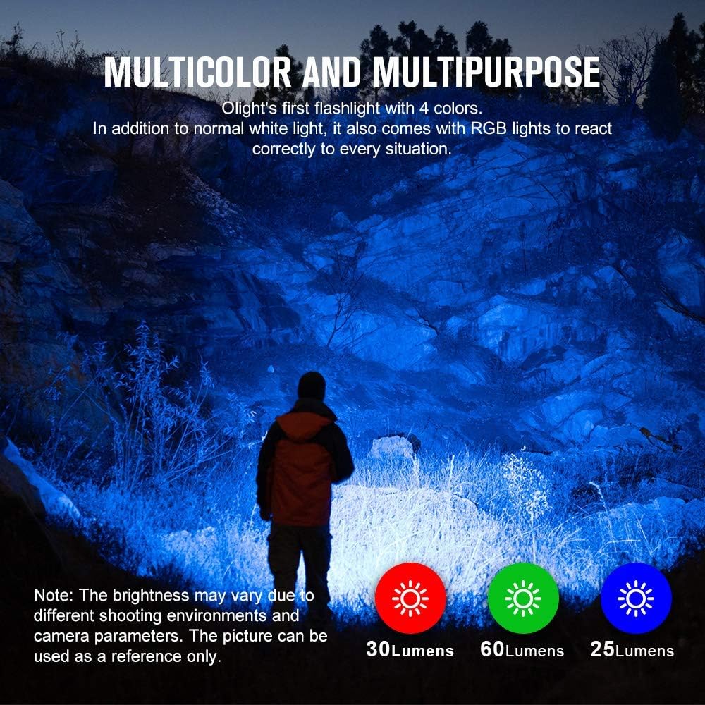 1750 Lumens Multi-Color Tactical Flashlight B468
