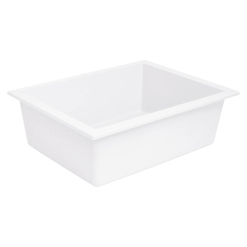 White Granite Composite Undermount Kitchen Sink O415