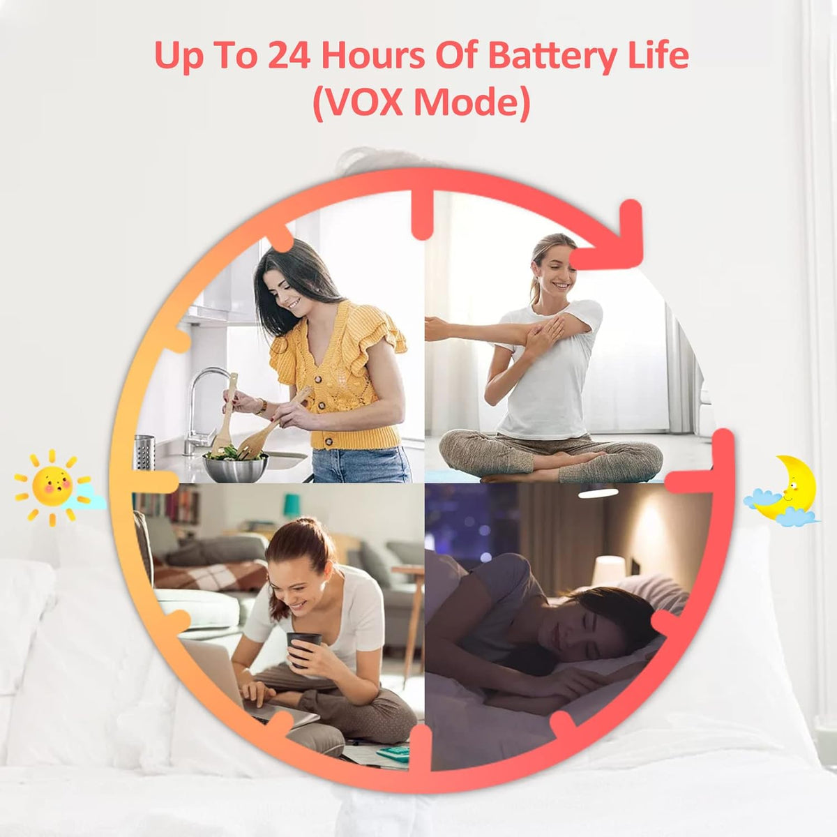 Video Baby Monitor with Camera and Audio, 4.3 inch IPS Screen, Night Vision, Pack of 2 Z552