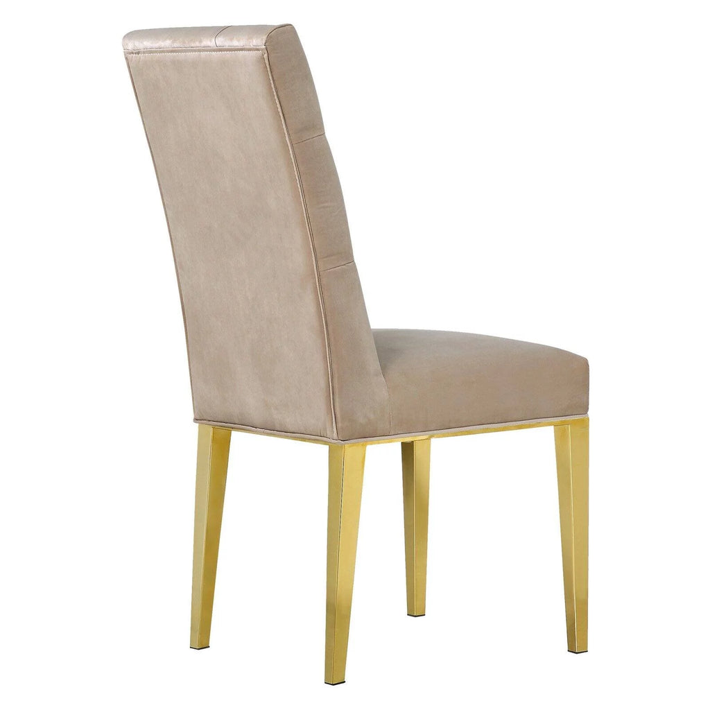 Black Velvet Dining Chair Set of 2 B7678