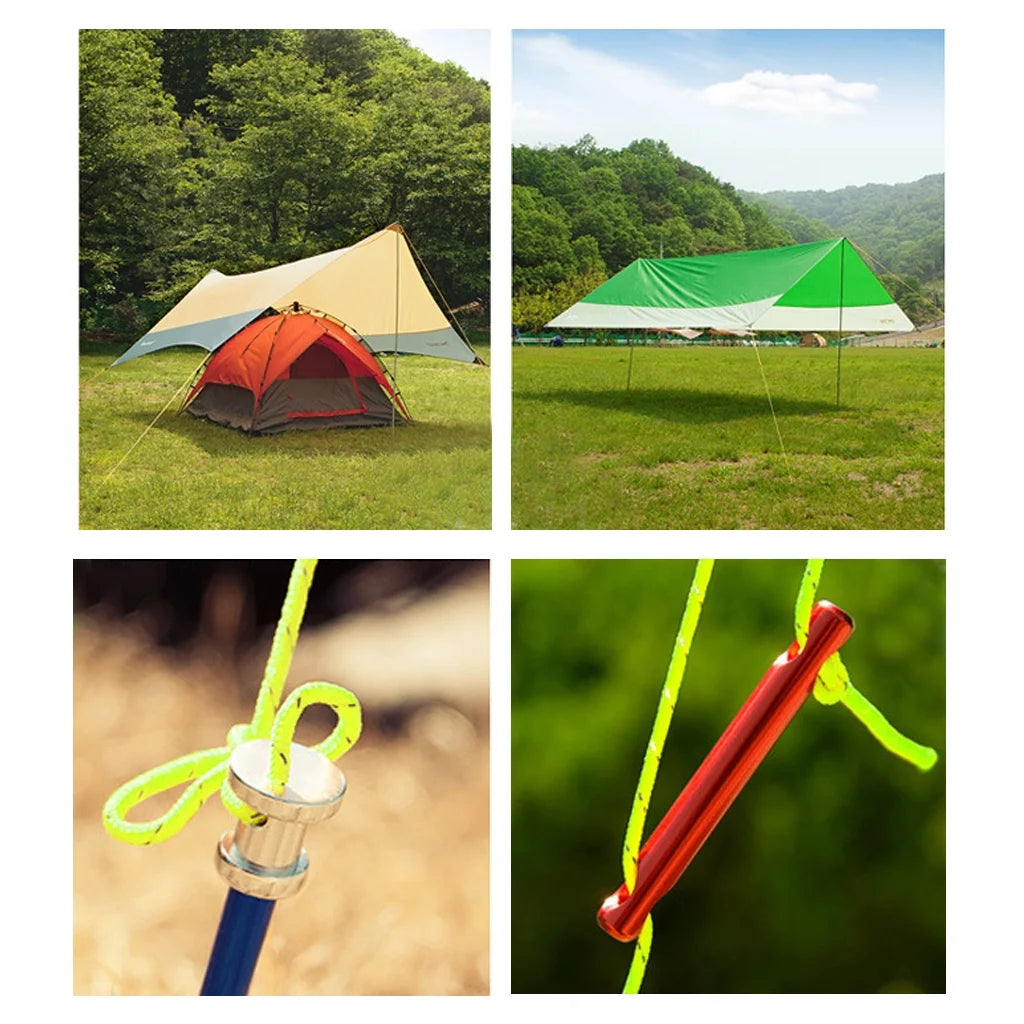 Fluorescent Reflective Guyline Tent Rope Camping Cord L77587