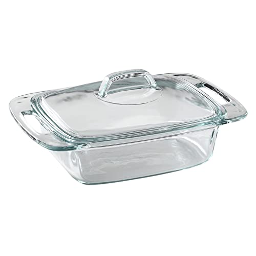 2-Qt Glass Casserole Dish with Lid F475754