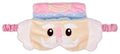 Satin-Lined Embroidered Fleece Sleep Mask C1156