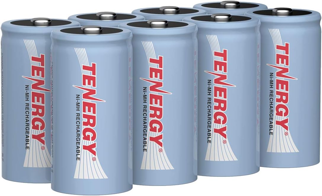 C Size 1.2V 5000mAh NiMH Rechargeable Battery 48 Pack H25719