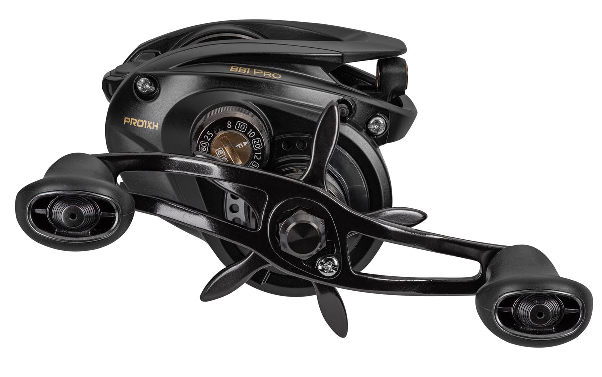 Black Baitcast Fishing Reel, 8.3:1 Gear Ratio, 10 Bearing System C47750