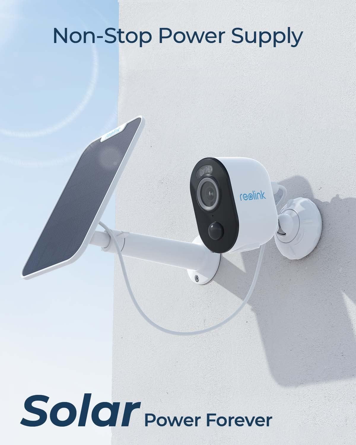 Wireless Outdoor Security Camera with Solar Panel C341383