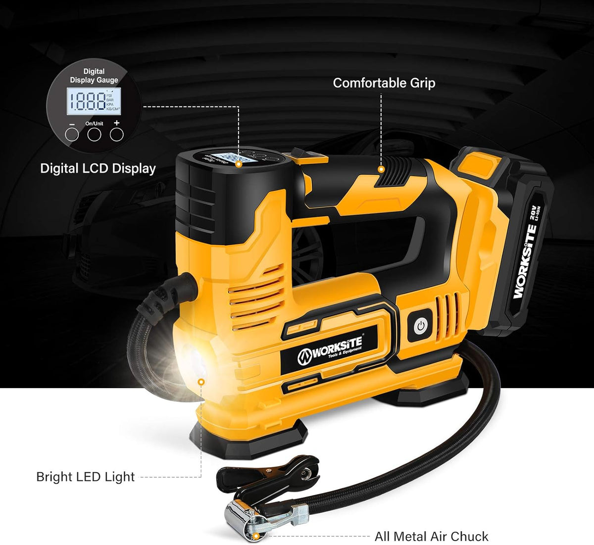 20V Cordless Tire Inflator 150 PSI P89594