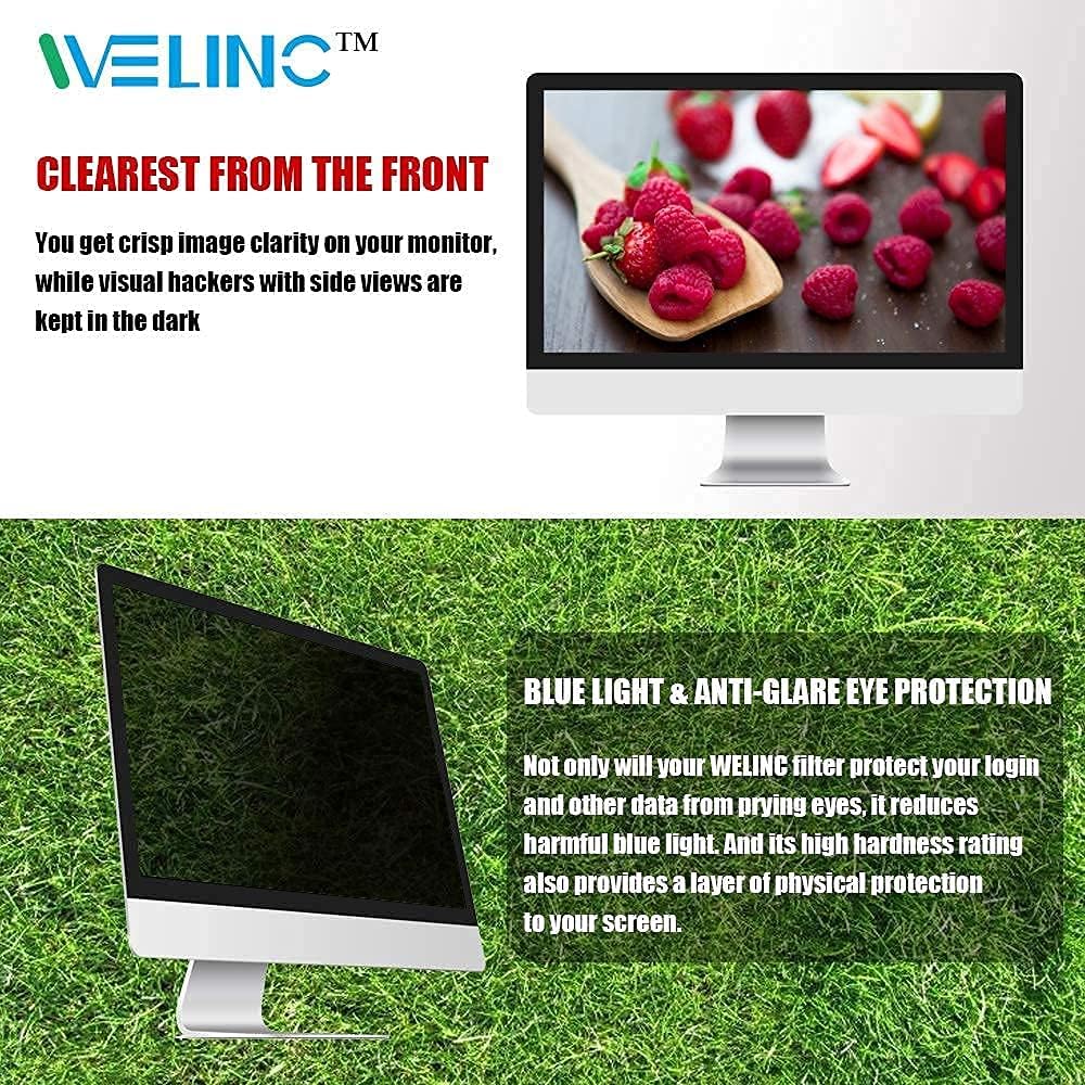 20.0 Inch 16:9 Computer Privacy Screen Filter Pack of 2 G183