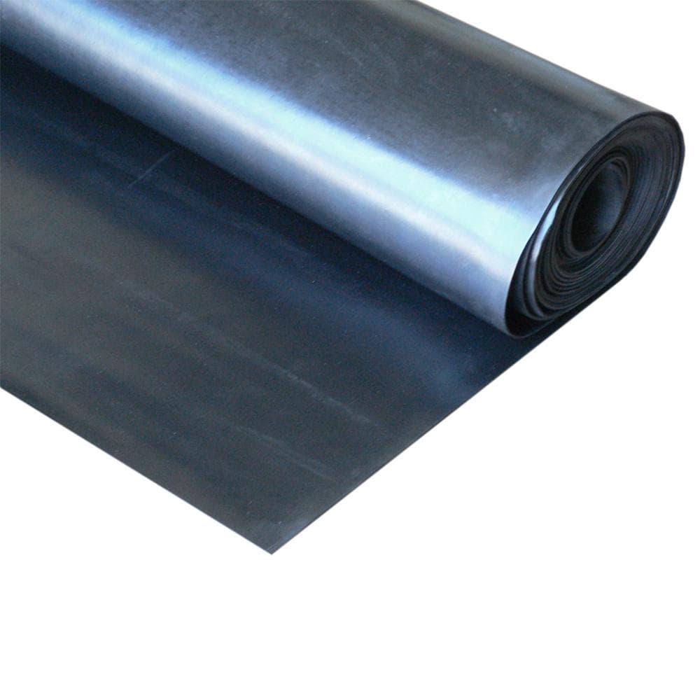 EPDM 1/8 in. x 36 in. x 36 in. 60A Rubber Sheet Black I650