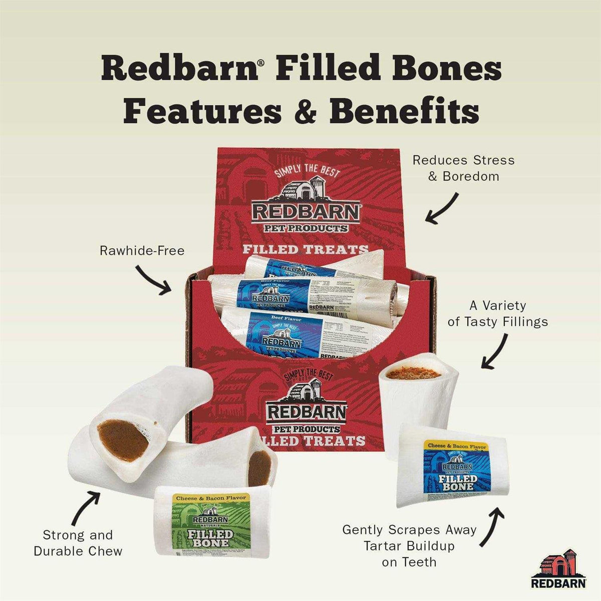 Natural Filled Bone Flavor Small Case H4964
