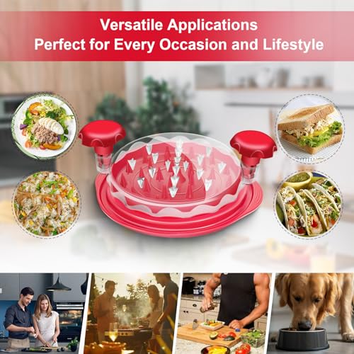 Large Chicken Breast Shredder Tool with Ergonomic Handle, BPA Free S91217