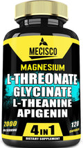 2000mg Magnesium Supplement with L-Theanine & Apigenin - 120 Capsules H645086