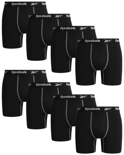 8 Pack Performance Men's Boxer Briefs R29725