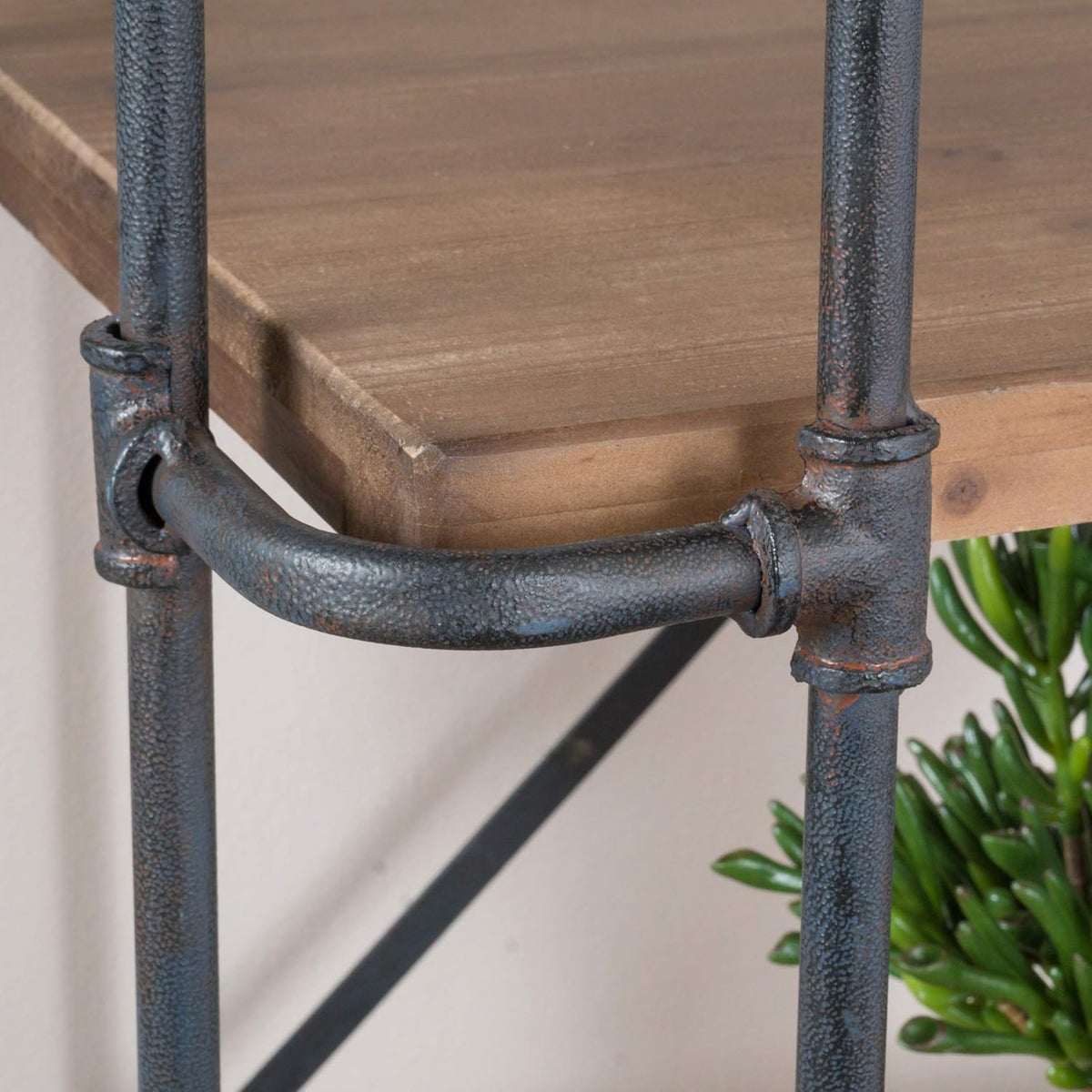 5-Shelf Solid Wood Bookcase N855181