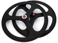 700C 3 Spoke Fixed Gear Bicycle Wheelset White G742