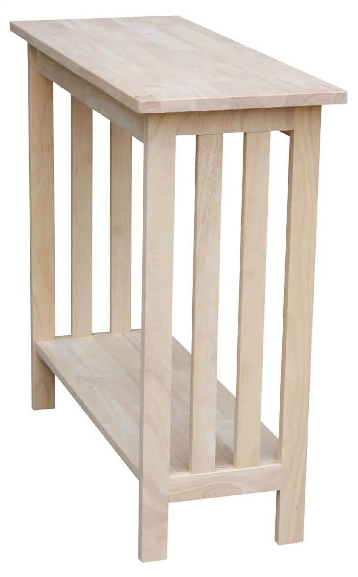 Solid Wood Unfinished Entry Table U281