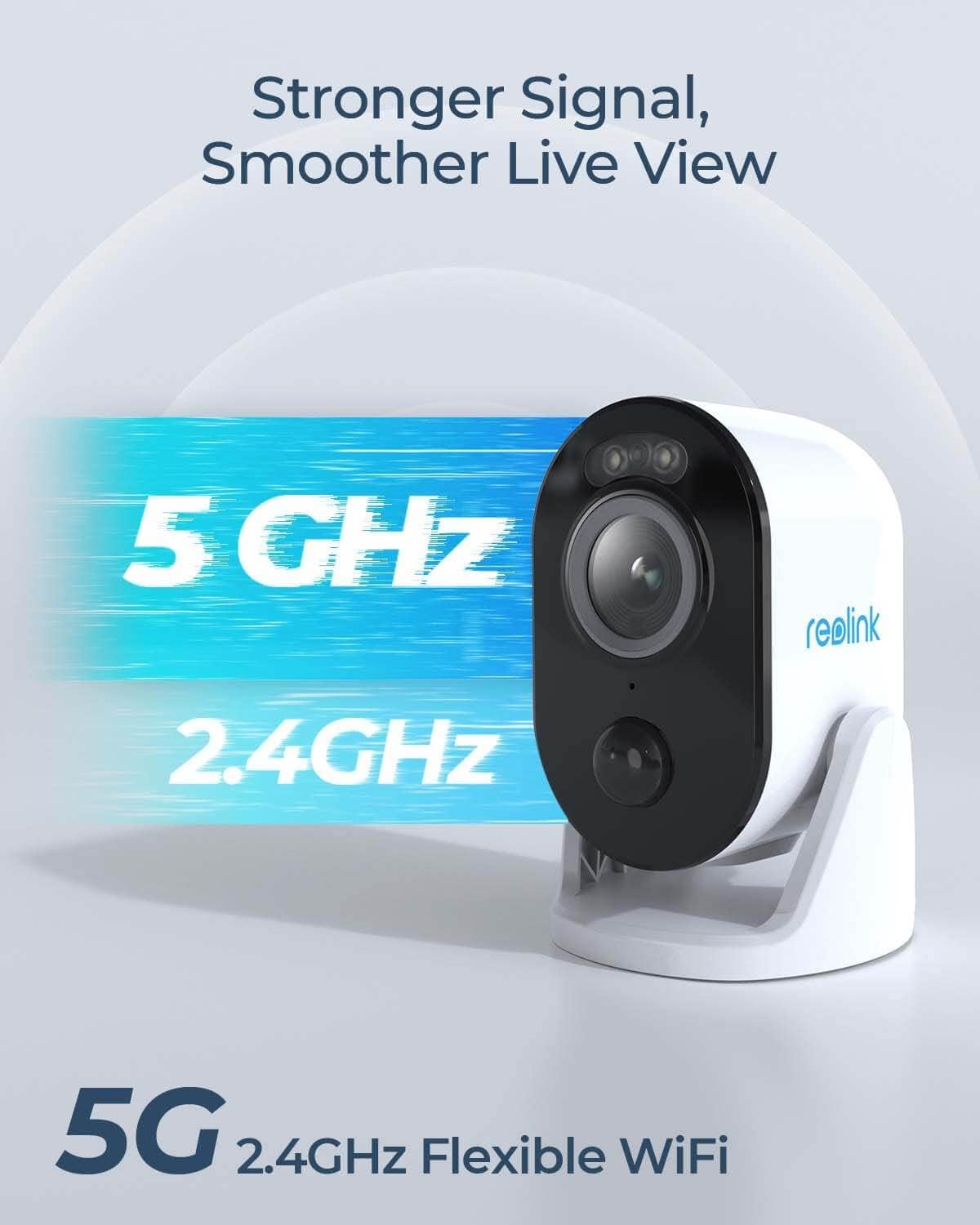 Wireless Outdoor Security Camera with Solar Panel C341383