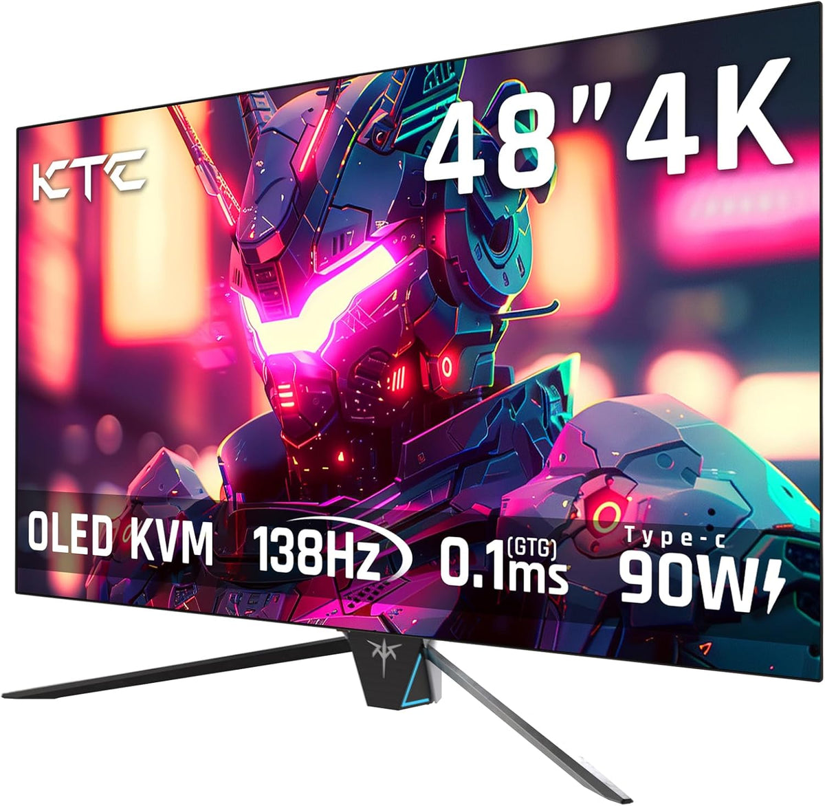 48 Inch 4K OLED Gaming Monitor, 0.1ms GTG 138Hz, 134% sRGB, Type-C 90W S516