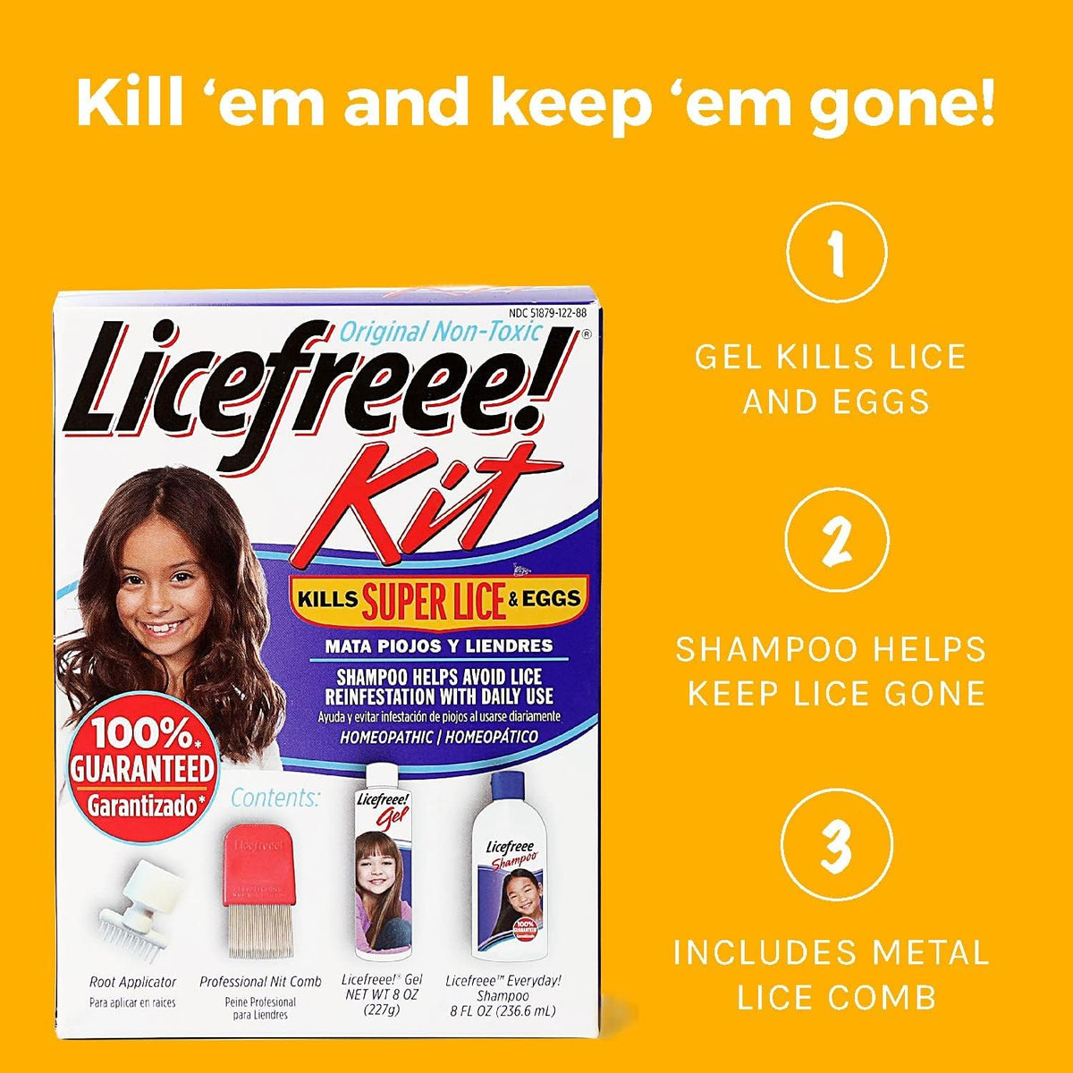 4 Piece Lice Killing Treatment Kit N29192