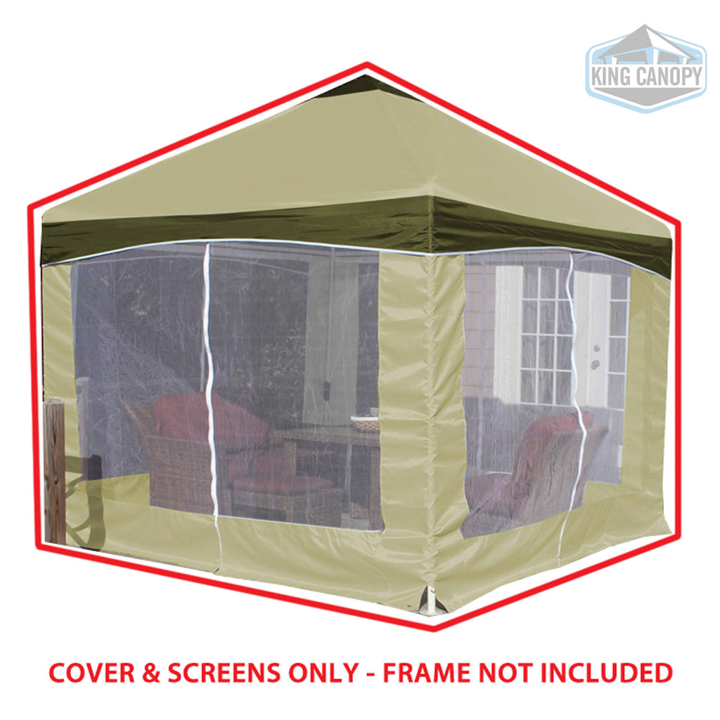 10x10 Garden Party Cover & Screens H717