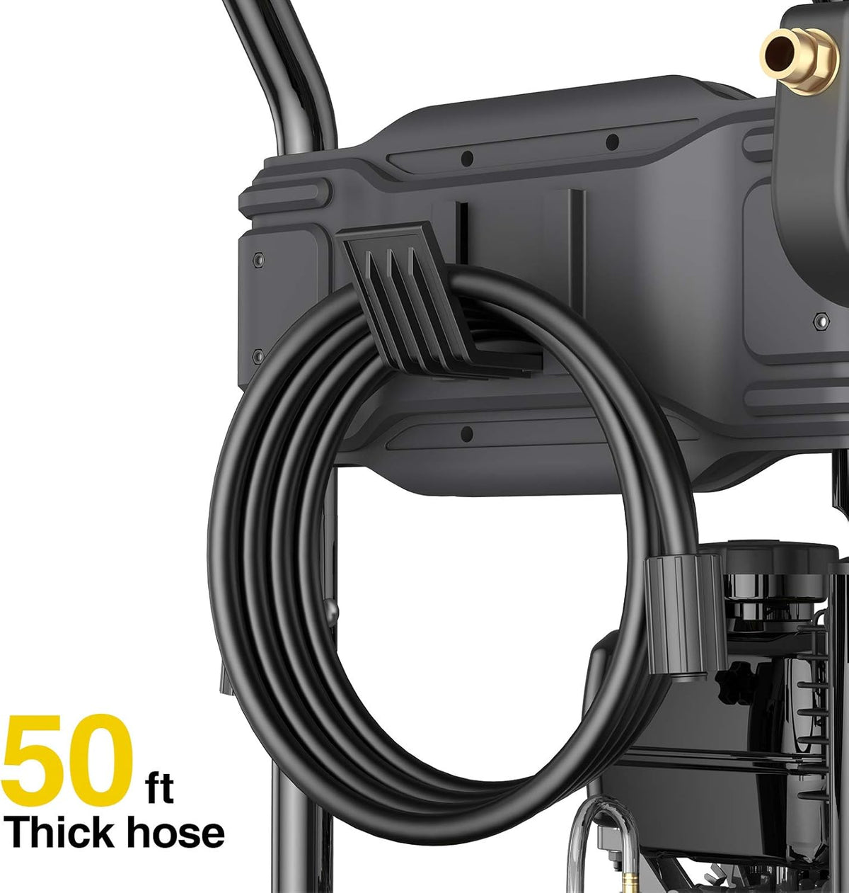 3500PSI Gas Pressure Washer 2.6GPM 212CC Power Washer with 50FT Hose and 5 Adjustable Nozzles A16658