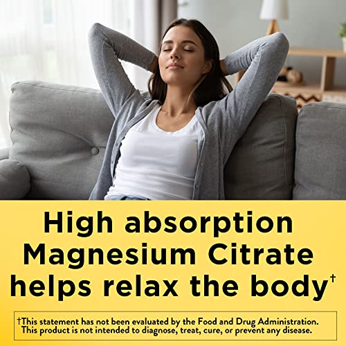 Magnesium Citrate 250 mg Dietary Supplement, 180 Soft Gels W7897