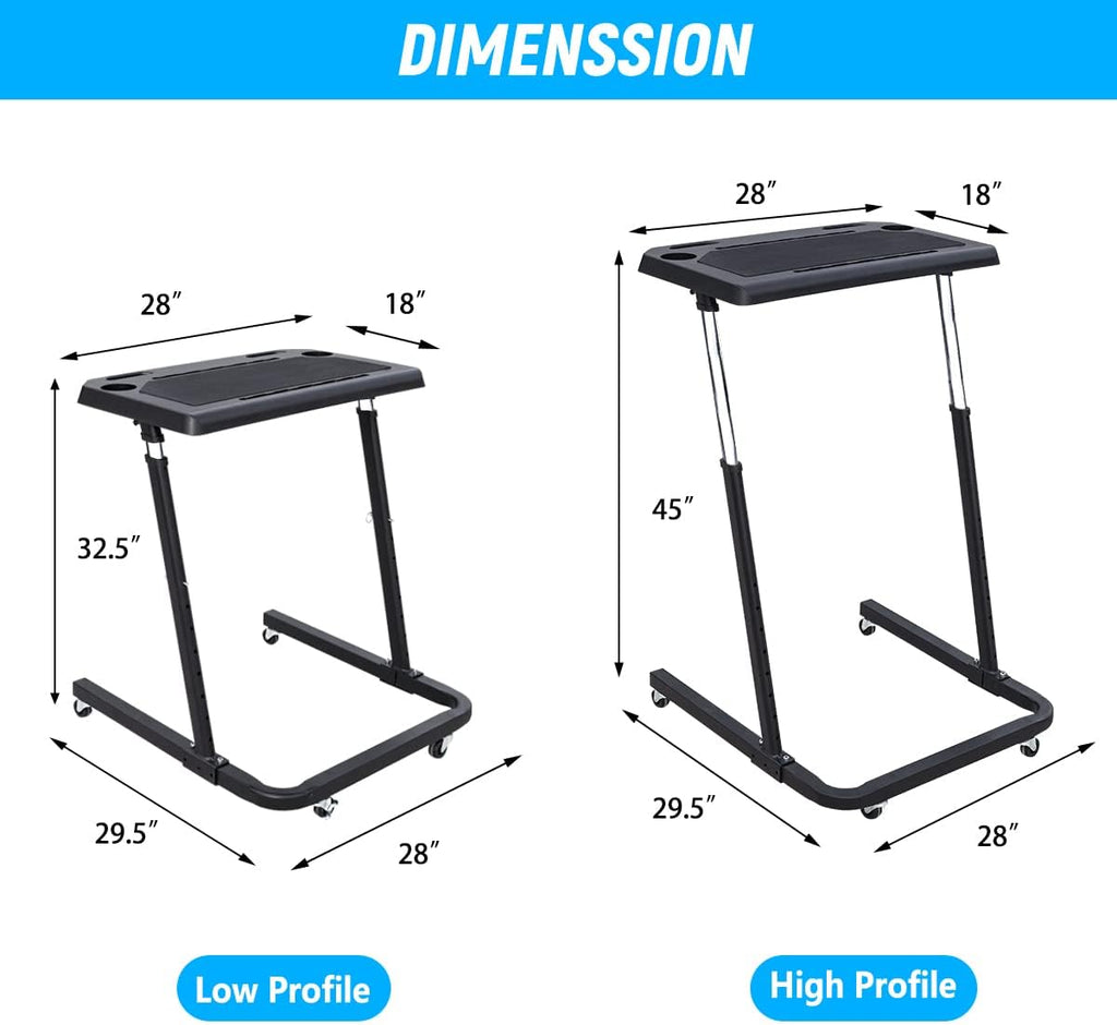 Large Panel Height Adjustable Bike Trainer Desk Y60400