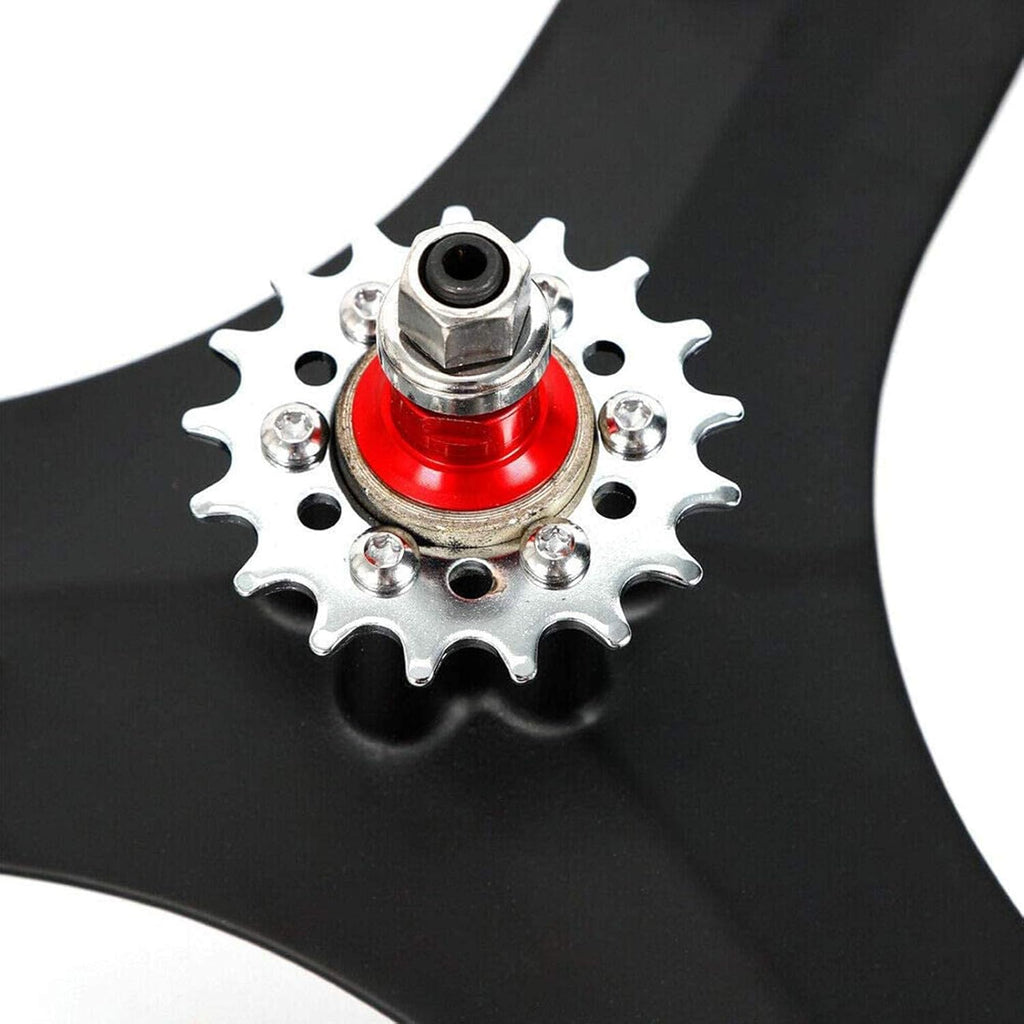 700C 3 Spoke Fixed Gear Bicycle Wheelset White G742