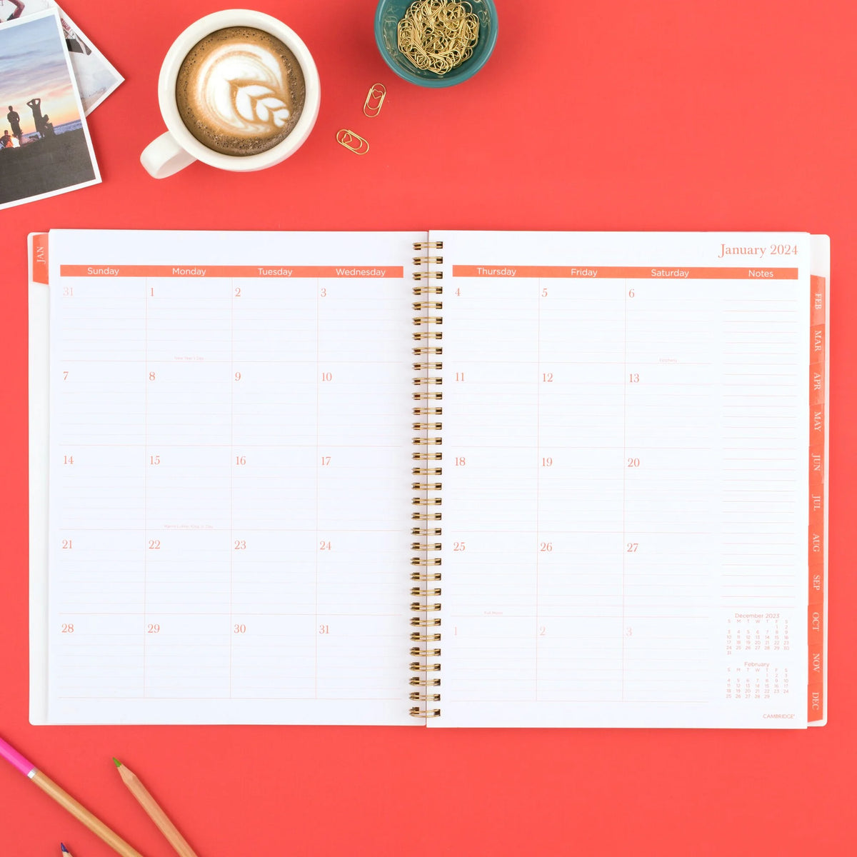 Large Weekly Monthly Planner S398108