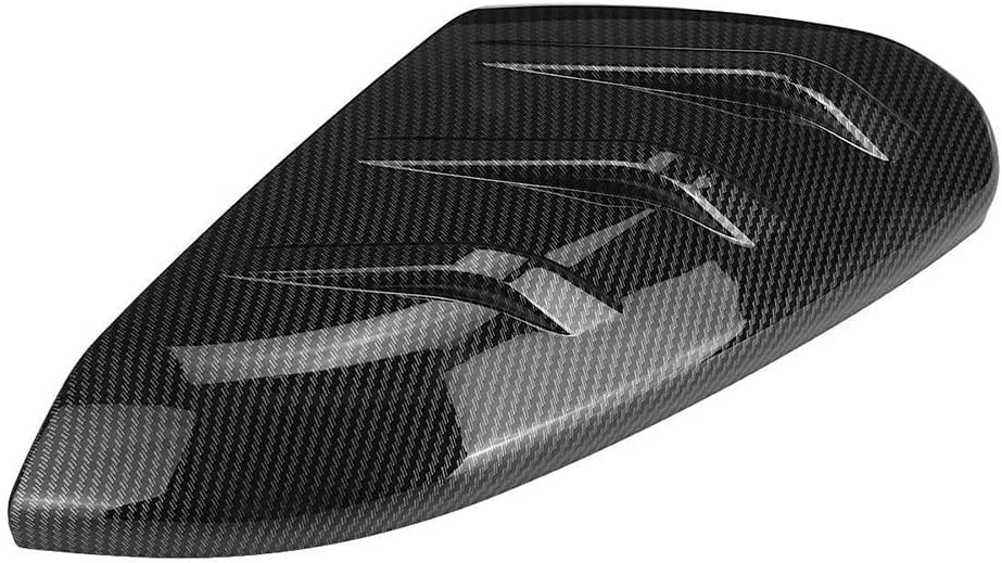 Glossy Black Carbon Fiber Side Door Rear View Mirror Covers C46844