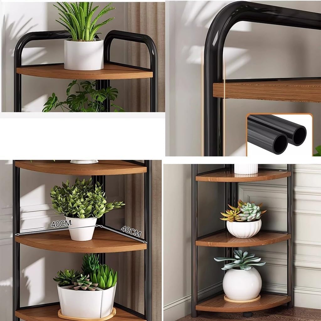 5 Tier Wood Plant Stand B1220
