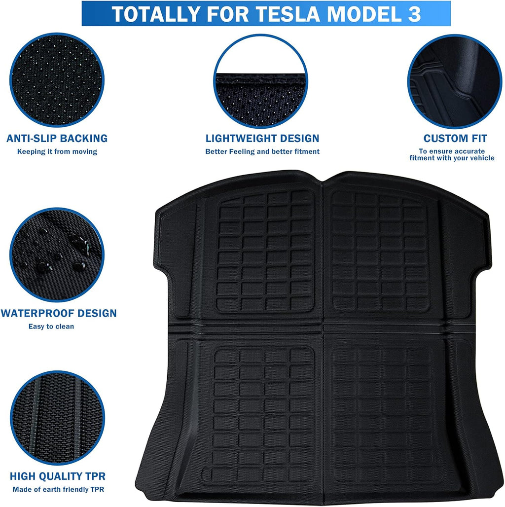 All Weather Waterproof Anti-Slip Rear Trunk Liner Cargo Mat G422