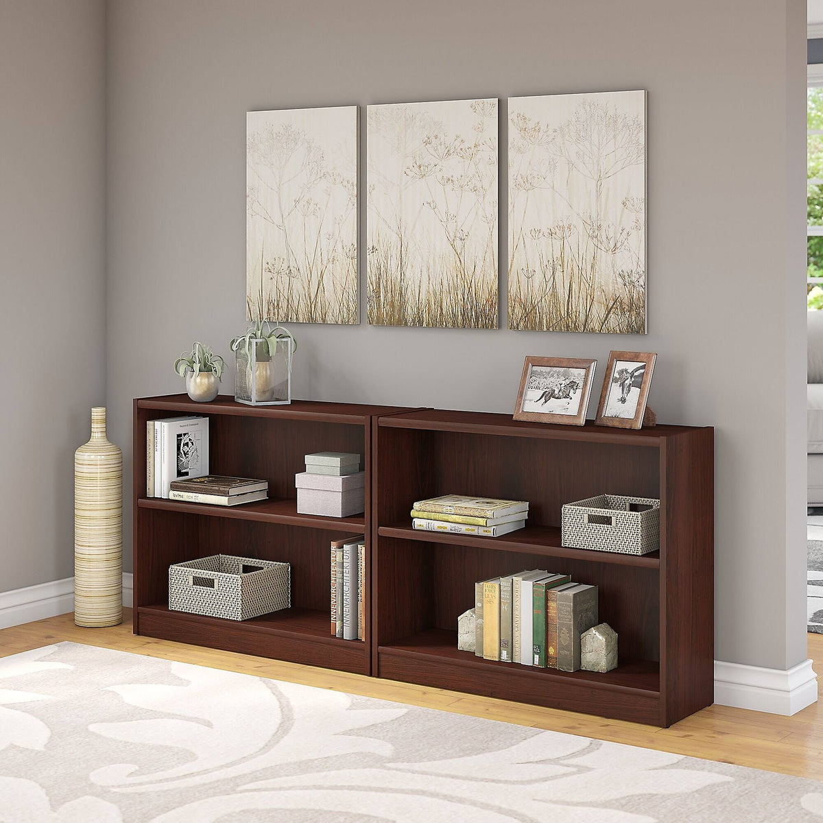 2 Shelf Bookcase Set of 2 Z98019