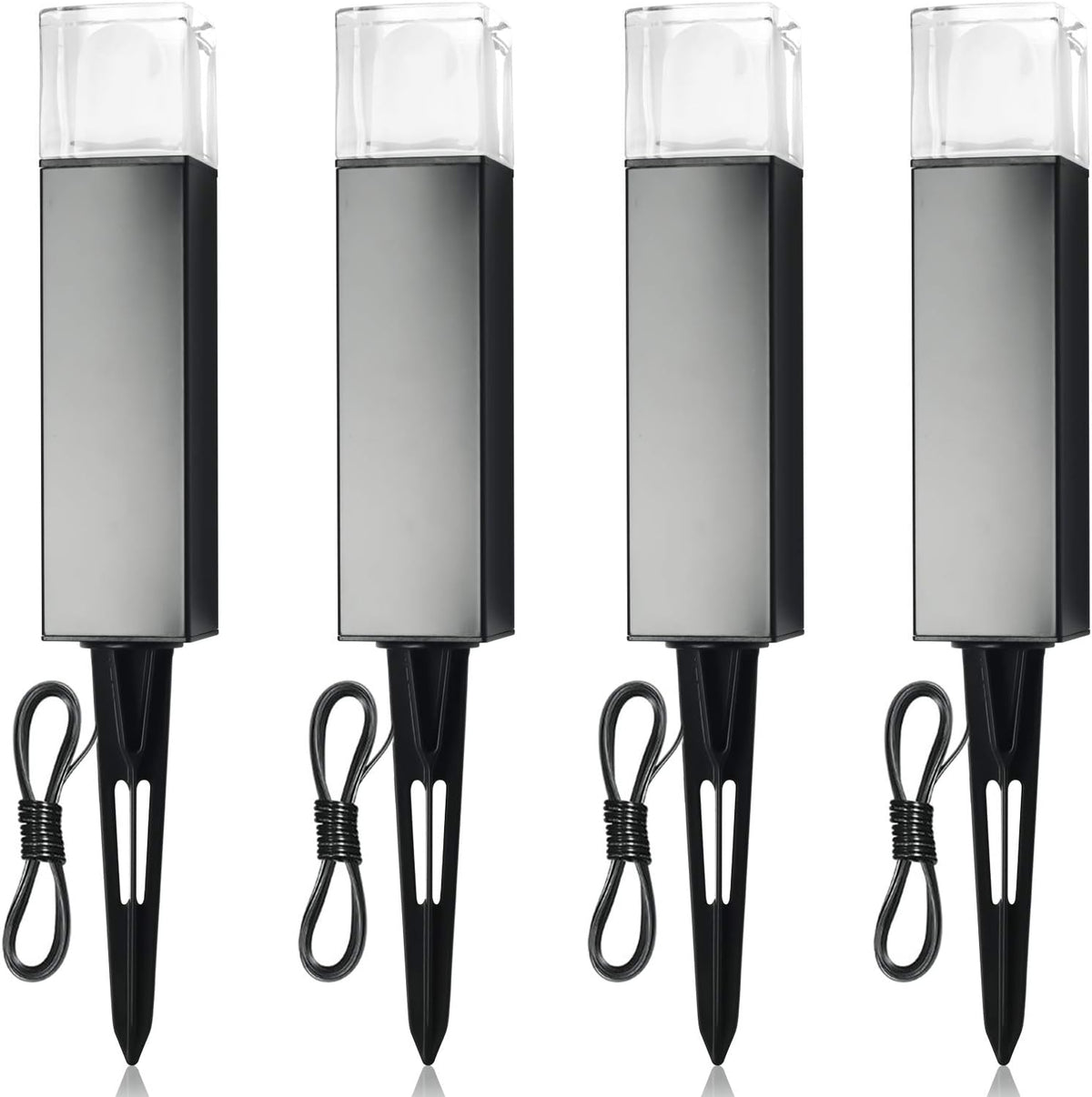 Low Voltage Waterproof Aluminum 12V 3W 3000K Landscape Lights 4-Pack V353