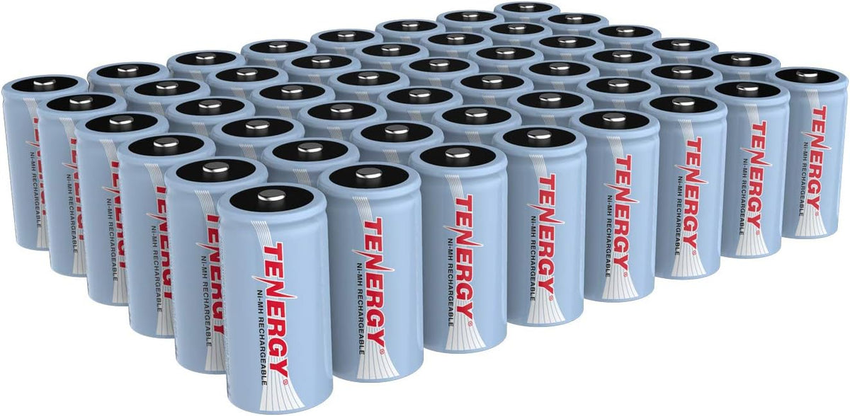 C Size 1.2V 5000mAh NiMH Rechargeable Battery 48 Pack H25719