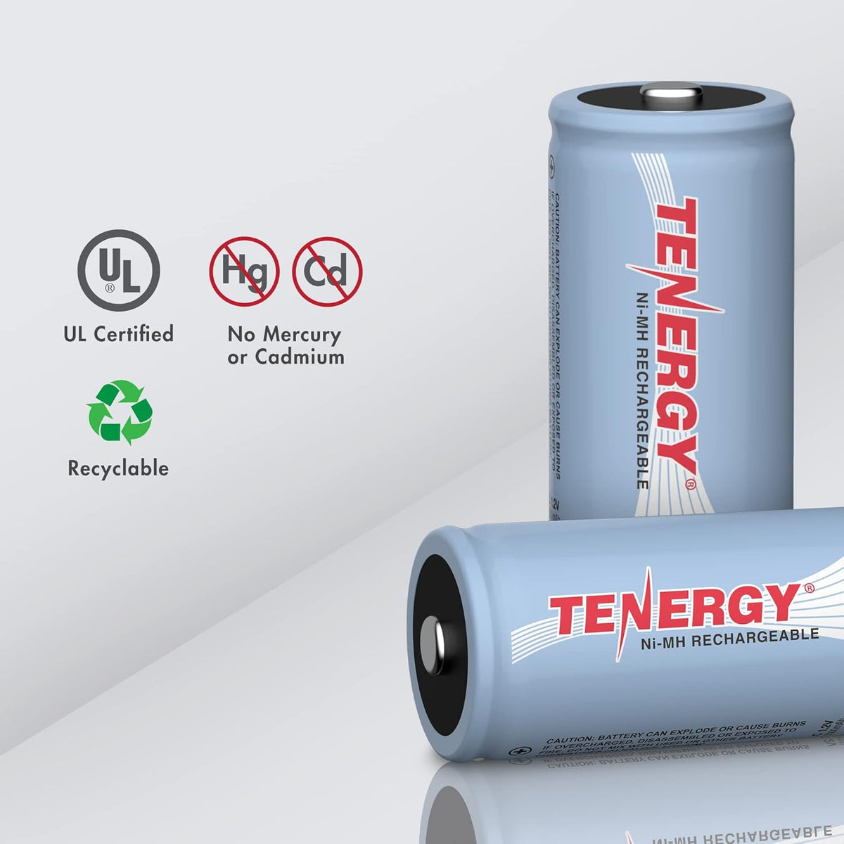 C Size 1.2V 5000mAh NiMH Rechargeable Battery 48 Pack H25719