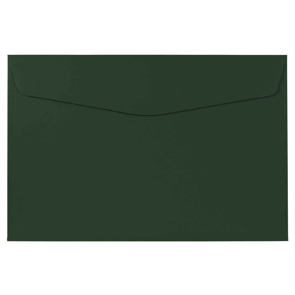 6 x 9 Booklet Envelopes, Dark Green, 1000/Carton P83599