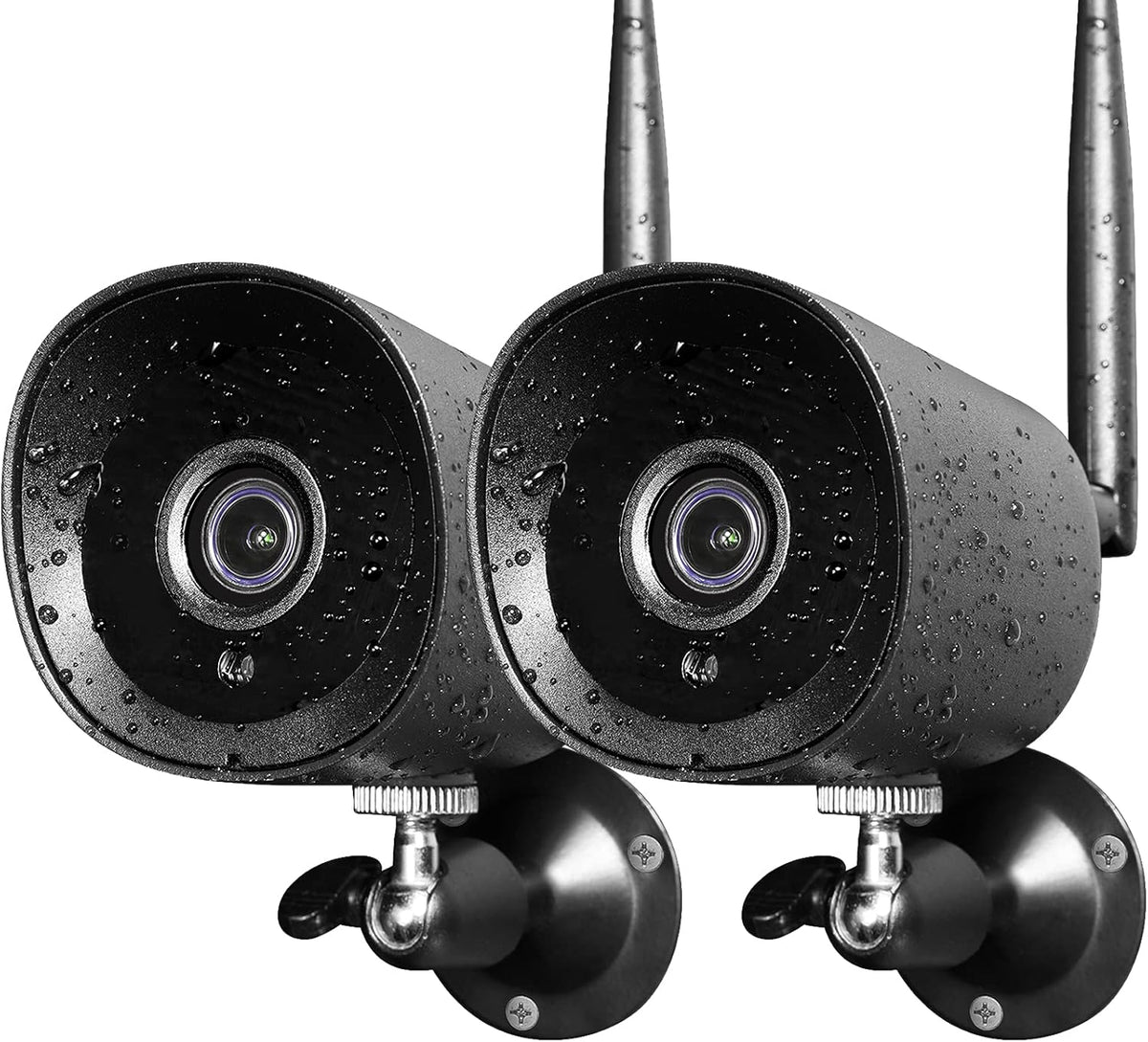 2Pack 1080P WiFi IP Camera with Night Vision H763