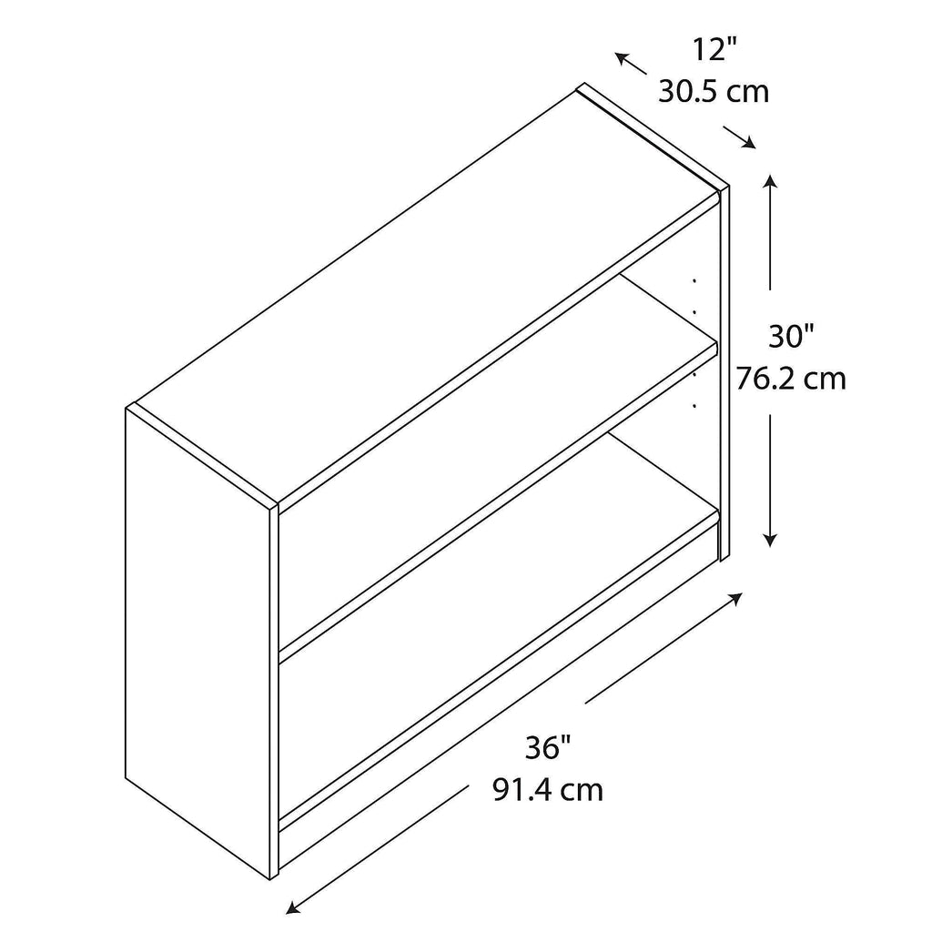 2 Shelf Bookcase Set of 2 Z98019