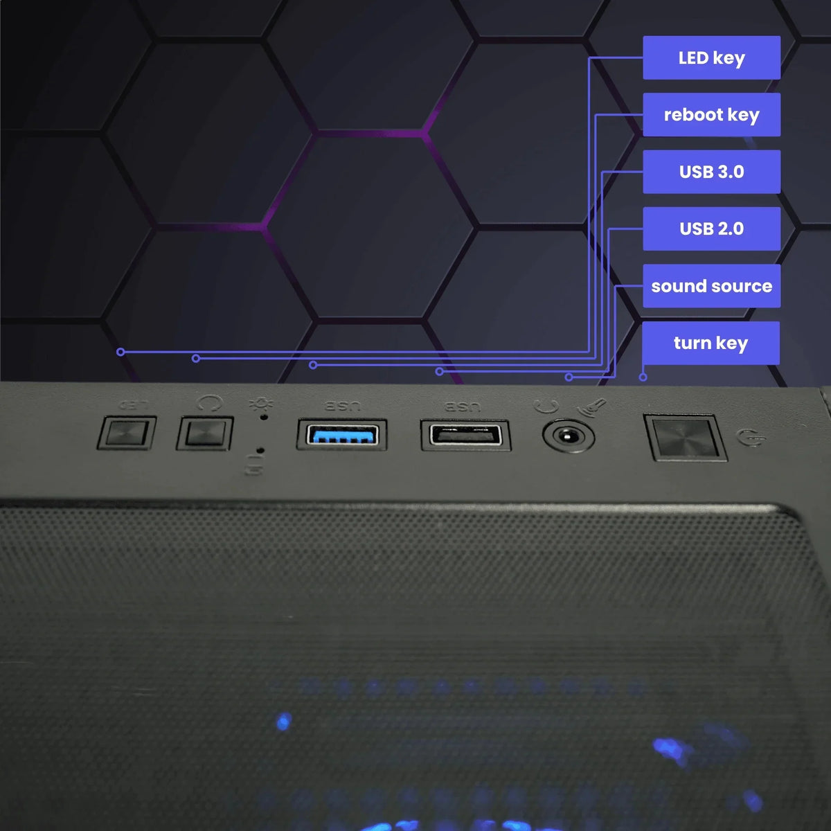 AMD Ryzen 9 9950X3D NVIDIA GeForce RTX 4060 Ti Gaming PC A551