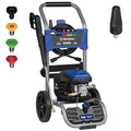 Electric Pressure Washer, 3000 Max PSI, 1.76 Max GPM, Induction Motor, Onboard Soap Tank, Spray Gun and Wand, 5 Nozzle Set Q35047