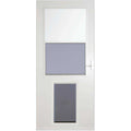White High-view Wood Core Storm Door E694