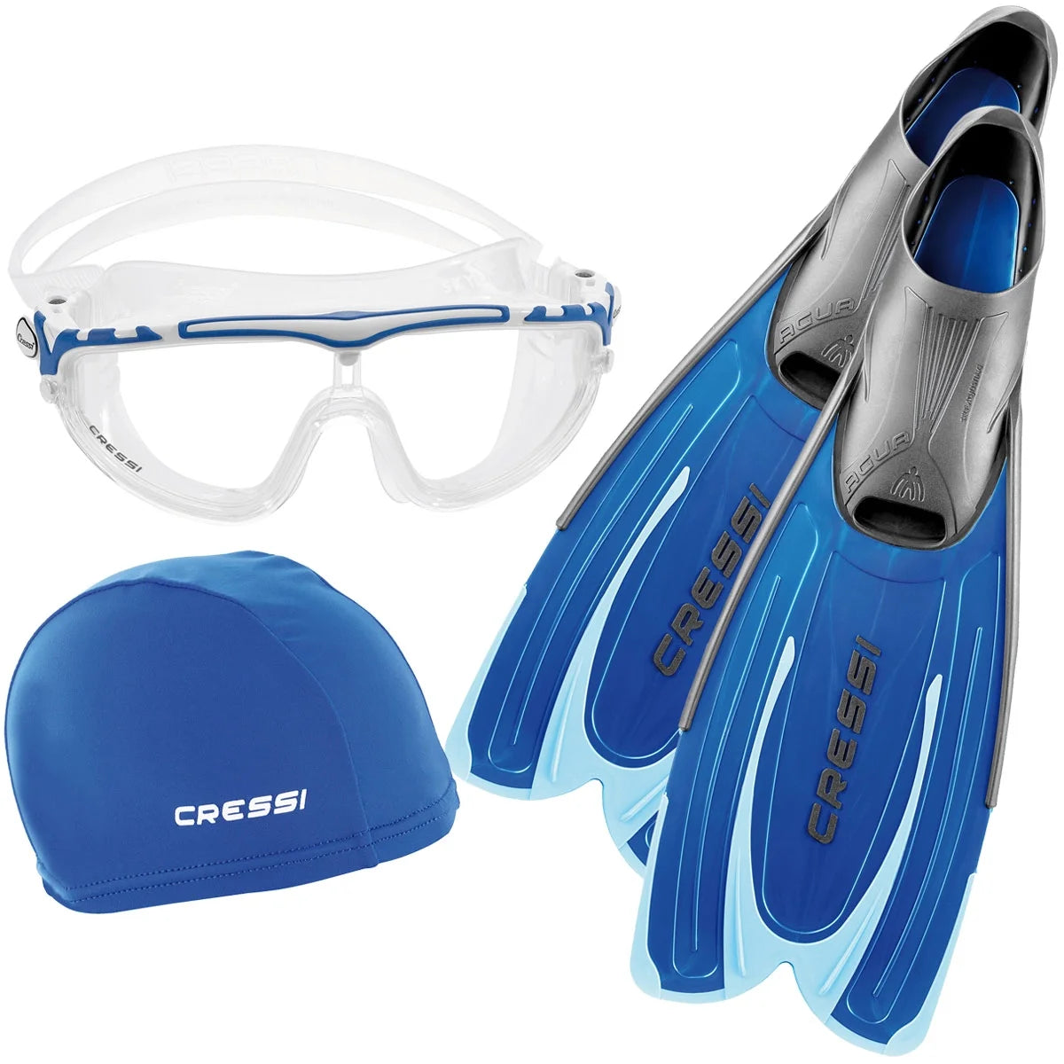 Blue Cap Swim Set D382
