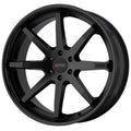 24x10 6x135 Satin Black Wheel with Gloss Black Lip H993