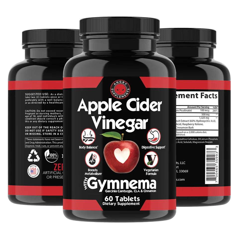 Apple Cider Vinegar Garcinia Pills 60 Tablets S63841